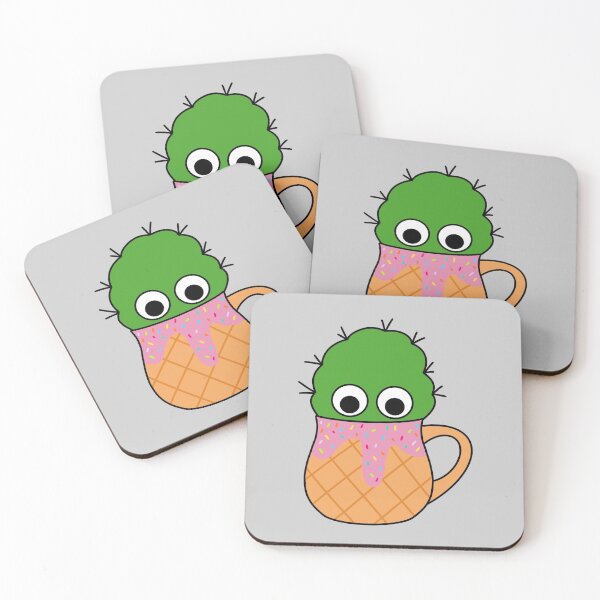 Item preview, Cute Cactus Design #231: Cute Cactus In Ice Cream Cone Mug designed and sold by DreamCactus.