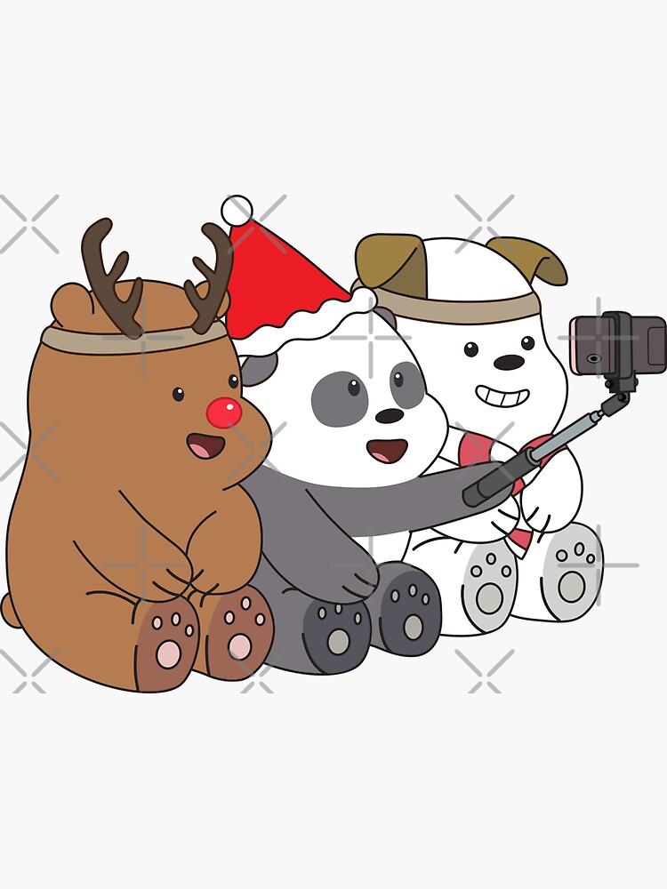 We Bare Bears Free Bears Sticker  Bare bears, We bare bears wallpapers, We  bare bears