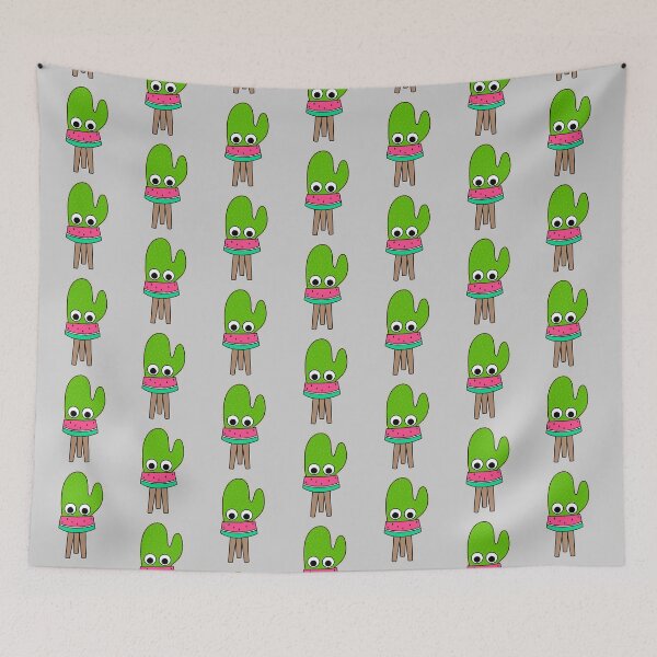 Item preview, Cute Cactus Design #234: Cute Cactus In Watermelon Planter designed and sold by DreamCactus.
