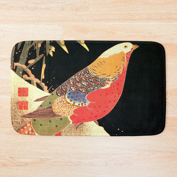 Item preview, Ito Jakuchu - Golden Pheasant in the Snow  designed and sold by ArtExpression.