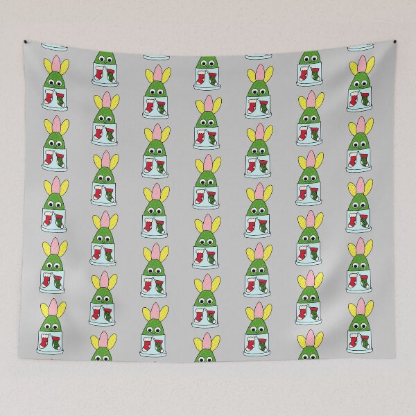 Item preview, Cute Cactus Design #237: Hybrid Cactus In Christmas Themed Pot designed and sold by DreamCactus.