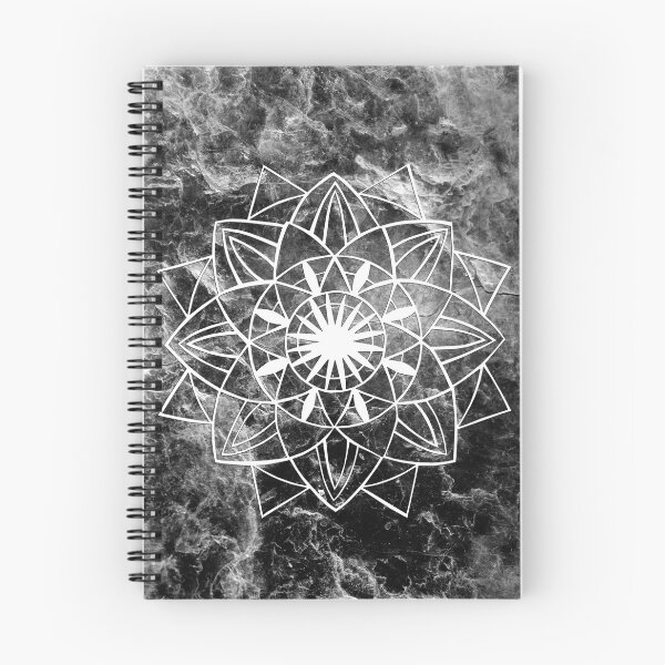 Item preview, Star Mandala on Enigmatic Black Marble #1 #decor #art designed and sold by Anita's & Bella's Art.