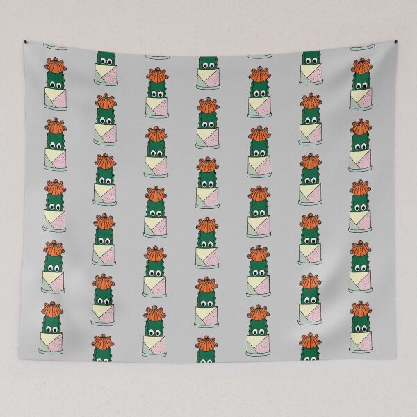 Item preview, Cute Cactus Design #239: Hybrid Cactus In Nice Soft Pot designed and sold by DreamCactus.