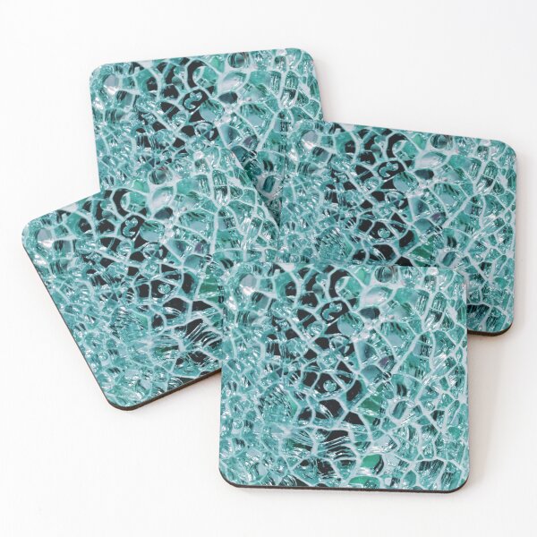 Item preview, Photographic Image of Turquoise Mirror and Glass Mosaic designed and sold by CrazyCraftLady.
