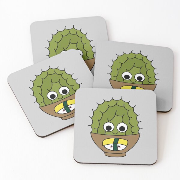 Item preview, Cute Cactus Design #240: Melocactus In Cute Sushi Bowl designed and sold by DreamCactus.