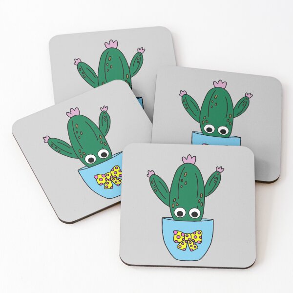 Artikelvorschau, Cute Cactus Design #241: Potted Saguaro Cactus With Cute Flowers entworfen und verkauft von DreamCactus.