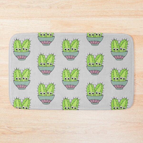 Item preview, Cute Cactus Design #245: Prickly Pear Cacti In Dainty Bowl designed and sold by DreamCactus.