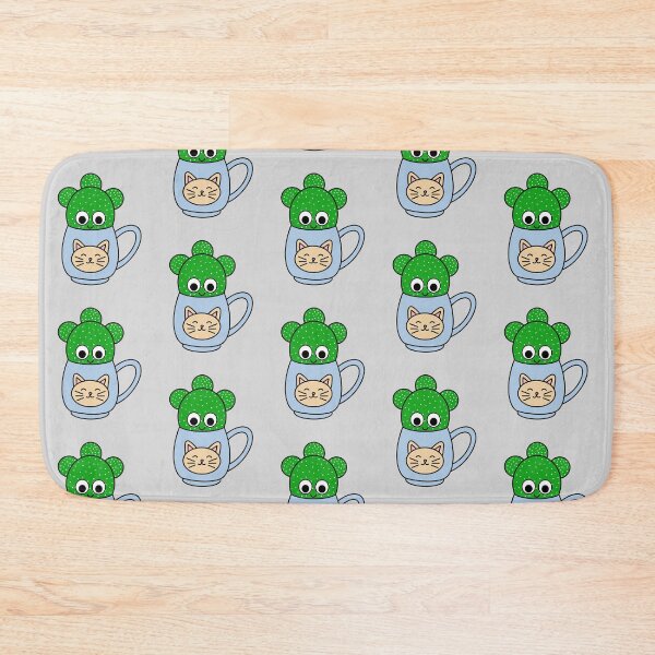 Item preview, Cute Cactus Design #246: Small Angel Wing Cactus In Cat Mug designed and sold by DreamCactus.