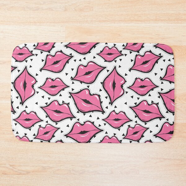 Item preview, Glam Pop Kissing Pink Lipstick Lips designed and sold by CyanSkyDesign.