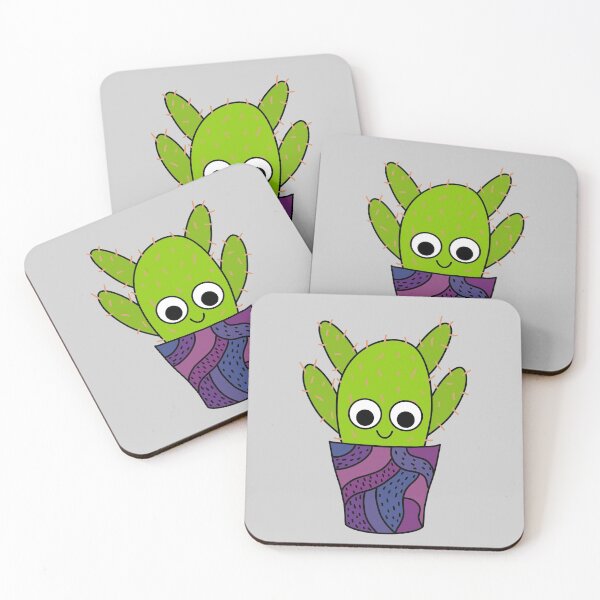 Item preview, Cute Cactus Design #251: Thorny Cactus In Cute Pottery designed and sold by DreamCactus.