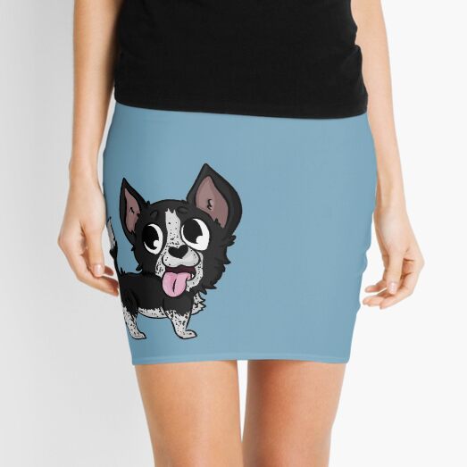 Doodle Dog - Border Collie Mix Mini Skirt