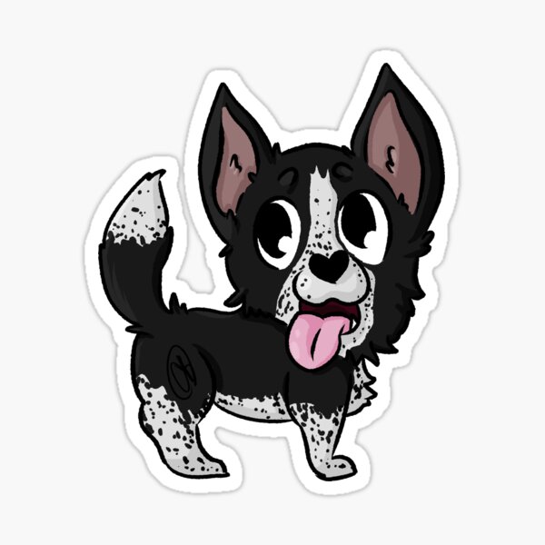 Doodle Dog - Border Collie Mix Sticker