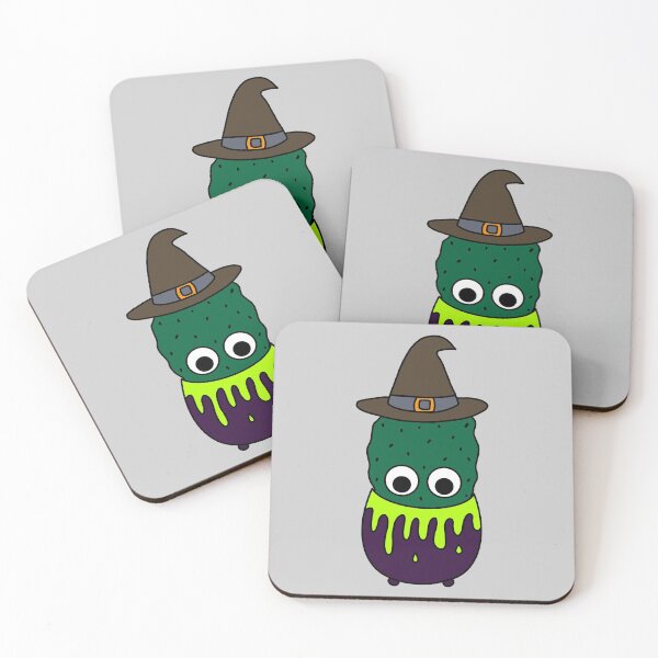 Item preview, Cute Cactus Design #256: Witchy Cactus In Cauldron Pot designed and sold by DreamCactus.