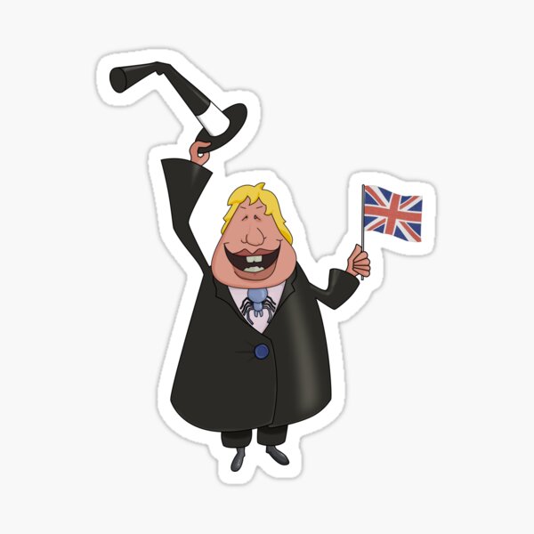 Boris Johnson as Mayor of Halloweentown Sticker