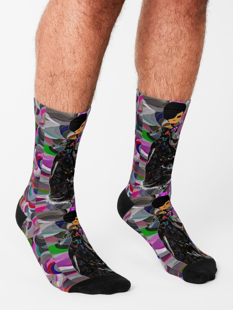 Chaussettes ''L'artiste' : autre vue