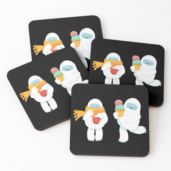 Item preview, Yeti with ice that wants to impress his wife drinking tea. designed and sold by emphatic.