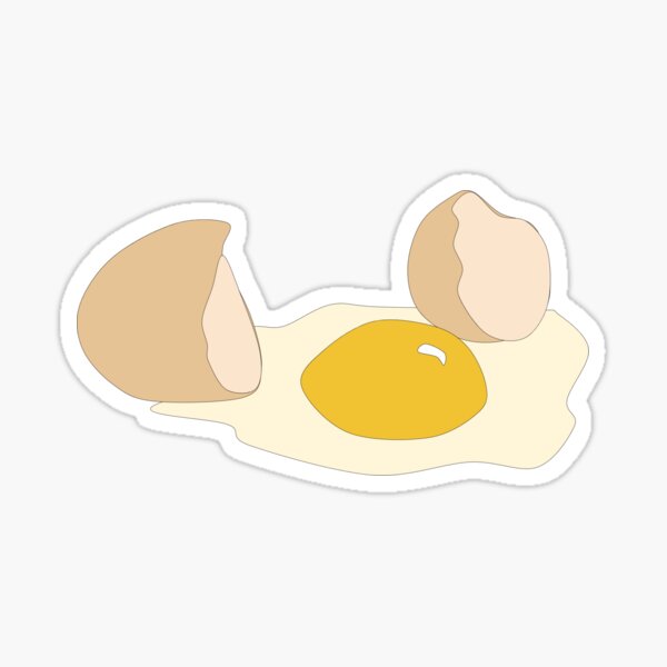 Brown Egg Stickers Redbubble - roblox adopt me broken egg