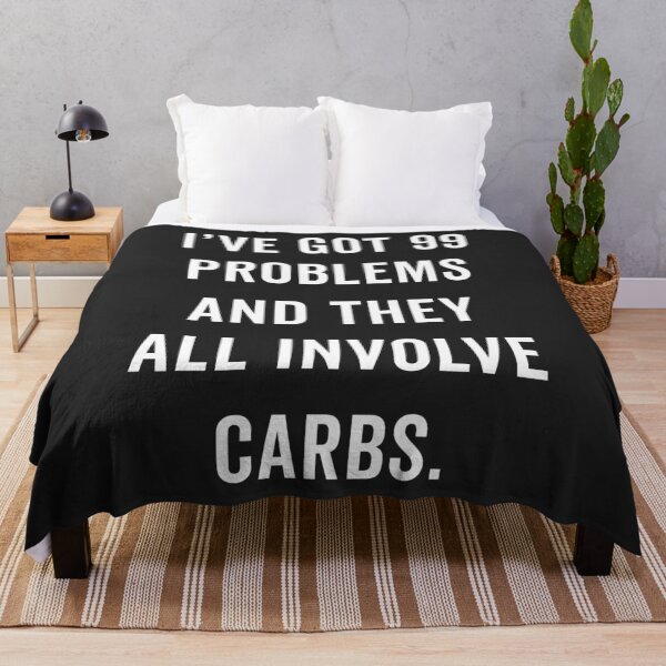 Item preview, 99 Problems Carbs Funny Gym Quote designed and sold by quarantine81.