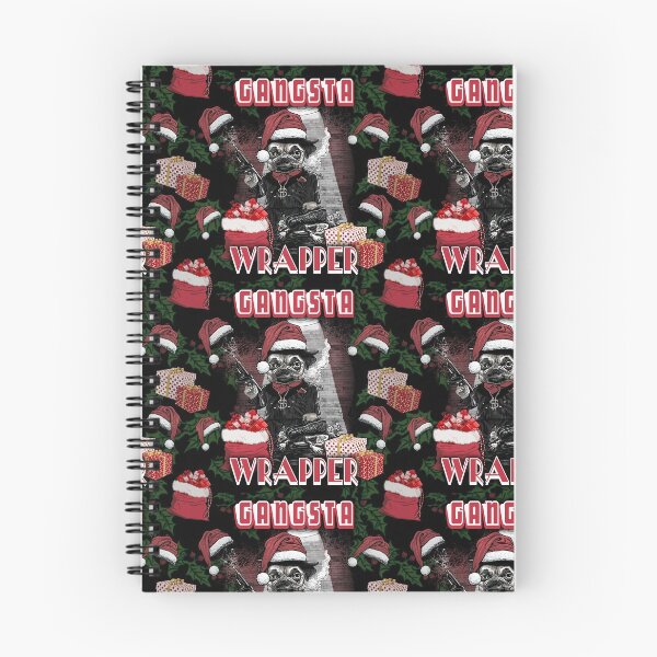 Item preview, Gangsta Wrapper Pug Santa Hat designed and sold by MudgeStudios.