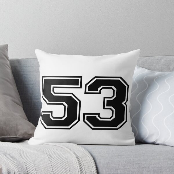 Item preview, Varsity Team Sports Uniform Number #53 - Black designed and sold by RiplMedia.