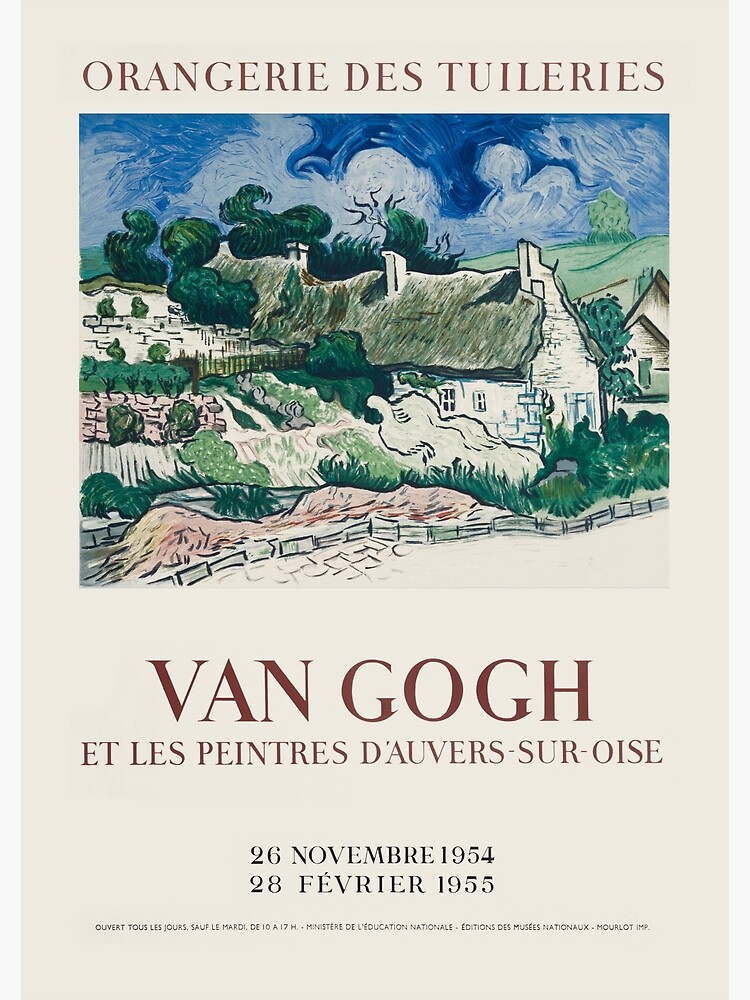 "Vincent Van Gogh - Original French Exhibition Poster "Van Gogh Et Les ...