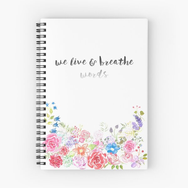Item preview, We Live and Breathe Words designed and sold by rainilyahead.