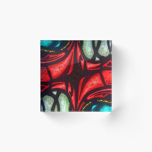 Item preview, stained glass abstract designed and sold by Joy  Rector.