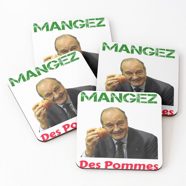 Item preview, Eat apples (Jacques Chirac) designed and sold by sonyric.