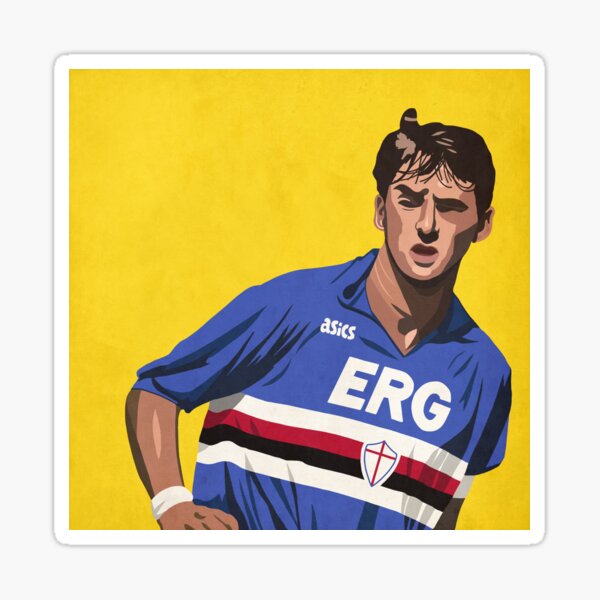 Roberto Mancini Illustration Sticker