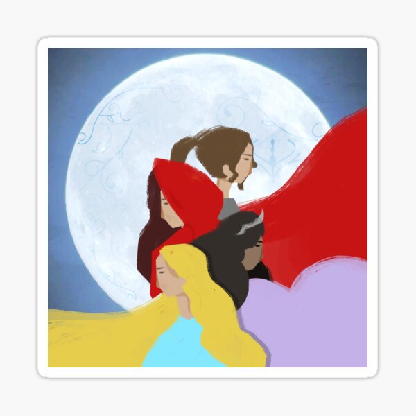 The Lunar Chronicles Sticker For Sale By Sashakhalid Redbubble