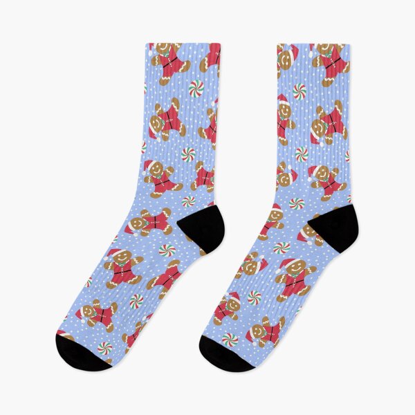 Item preview, Christmas Gingerbread Boys Blue designed and sold by karwilberevivalcollection.