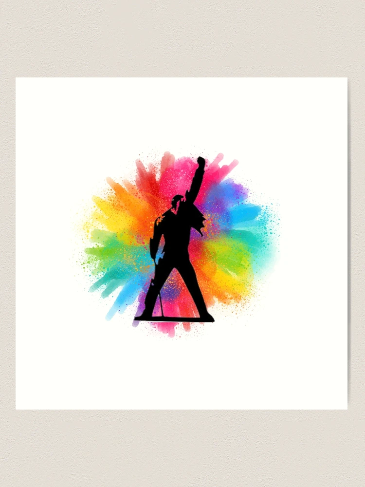 Freddie Mercury pride Art Print by XcaroX