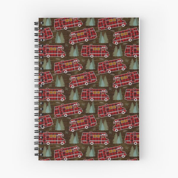 Item preview, Motorhome RV Travel Van Rustic Camping Pattern designed and sold by emkayhess.