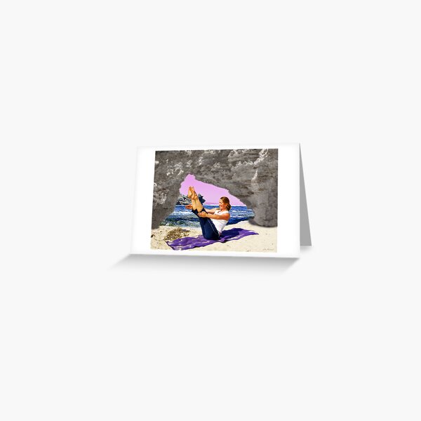 Item preview, Yoga by the sea designed and sold by JuliaKHarwood.