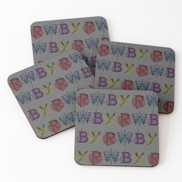 Item preview, RWBY Logo with Symbols (Gray Background) designed and sold by HometownSciFi.
