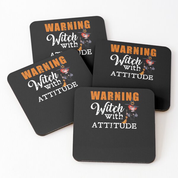 Item preview, Warning Witch with Attitude Funny Halloween Design designed and sold by fermo.