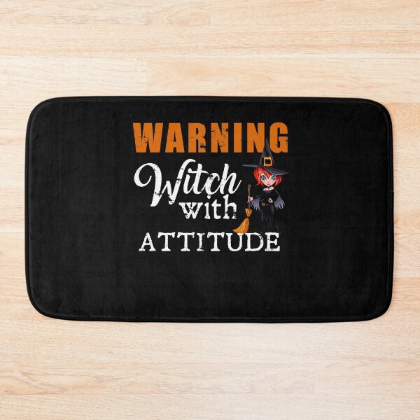 Item preview, Warning Witch with Attitude Funny Halloween Design designed and sold by fermo.