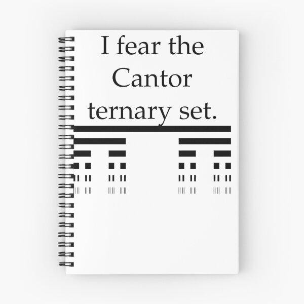 Item preview, I fear the Cantor ternary set designed and sold by criangulien.