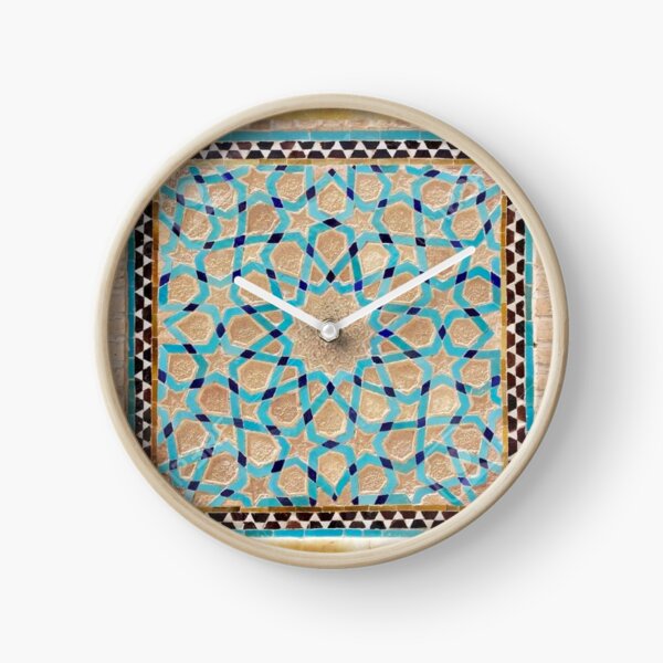 Details of the mosaic at the Jame Mosque of Yazd Clock