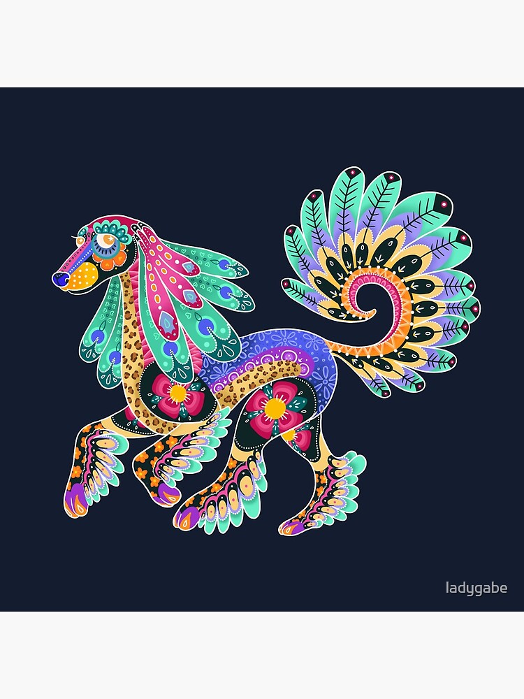 Alebrije Saluki by ladygabe