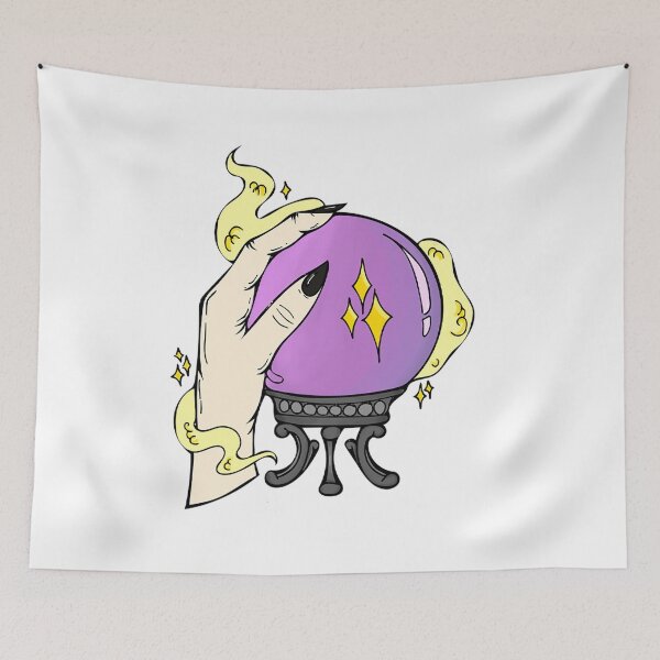 Item preview, Halloween Tattoo Crystal Ball designed and sold by Tara Margolis.