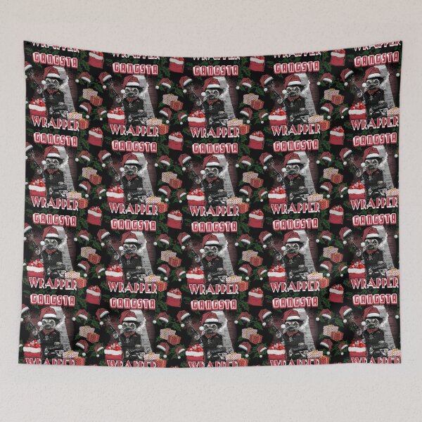 Item preview, Gangsta Wrapper Pug Santa Hat designed and sold by MudgeStudios.
