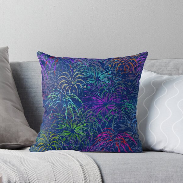 Item preview, Fireworks 4th of July Colorful Summer Pretty Pattern  designed and sold by emkayhess.