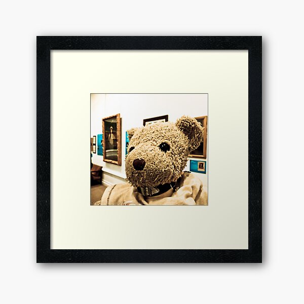 JoJobear selfie Framed Art Print