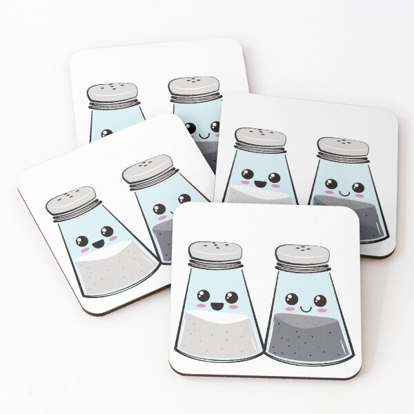 Item preview, Kawaii Super Cute and Fun Salt & Pepper Shaker  designed and sold by MyBeesTees.