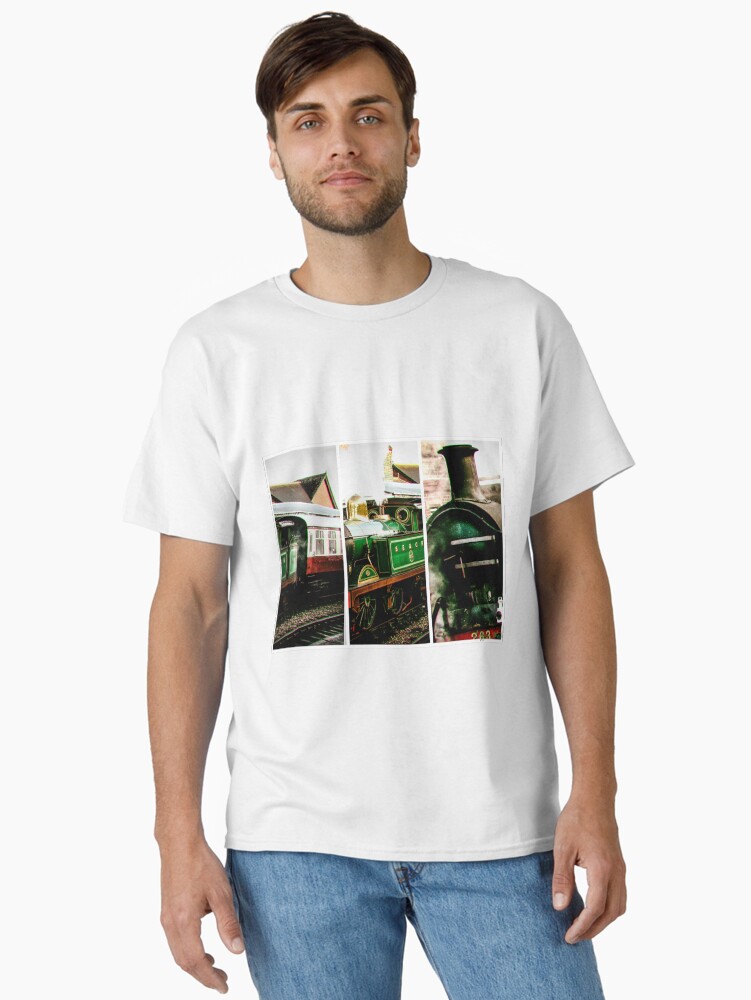 Thumbnail 1 of 7, Classic T-Shirt, Steam on the Bluebell Line designed and sold by bywhacky.