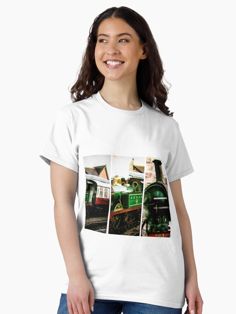 Thumbnail 2 of 7, Classic T-Shirt, Steam on the Bluebell Line designed and sold by bywhacky.