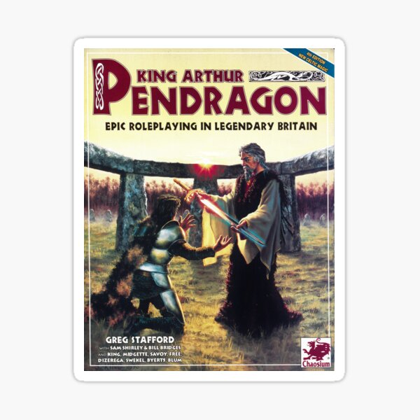 Item preview, Pendragon 4th Edition Cover by Stephen King designed and sold by Chaosium.