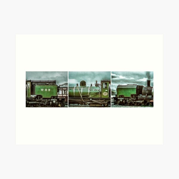 Steam in Wales Art Print