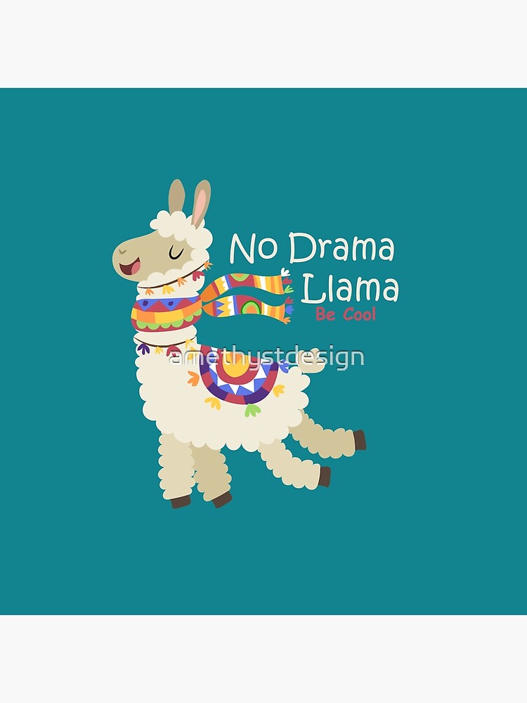 No drama llama on sale pillow